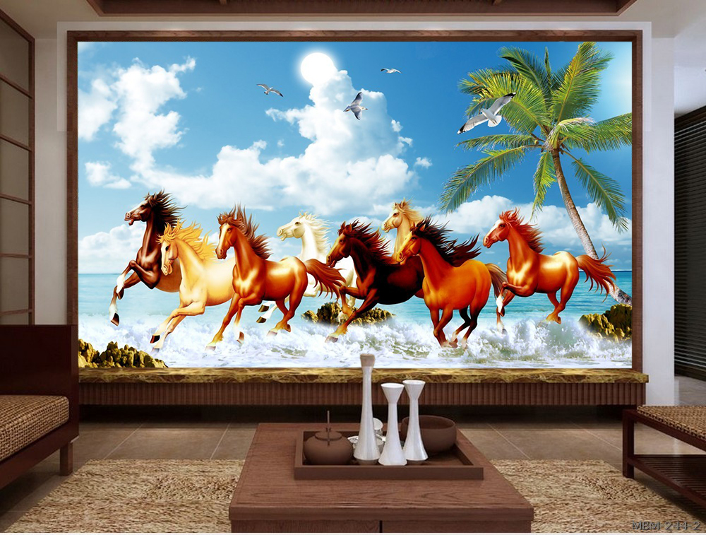 Tranh bát mã MBM-012KG